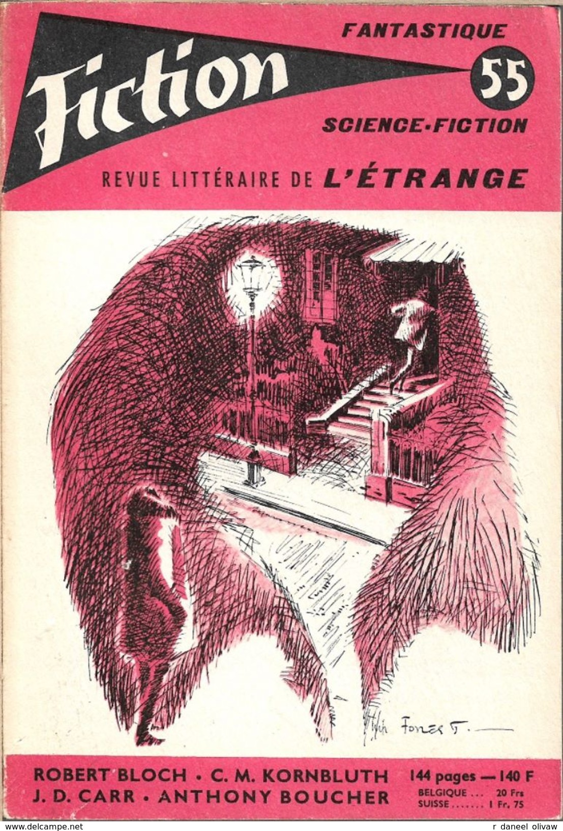 Fiction N° 55, Juin 1958 (TBE) - Fictie