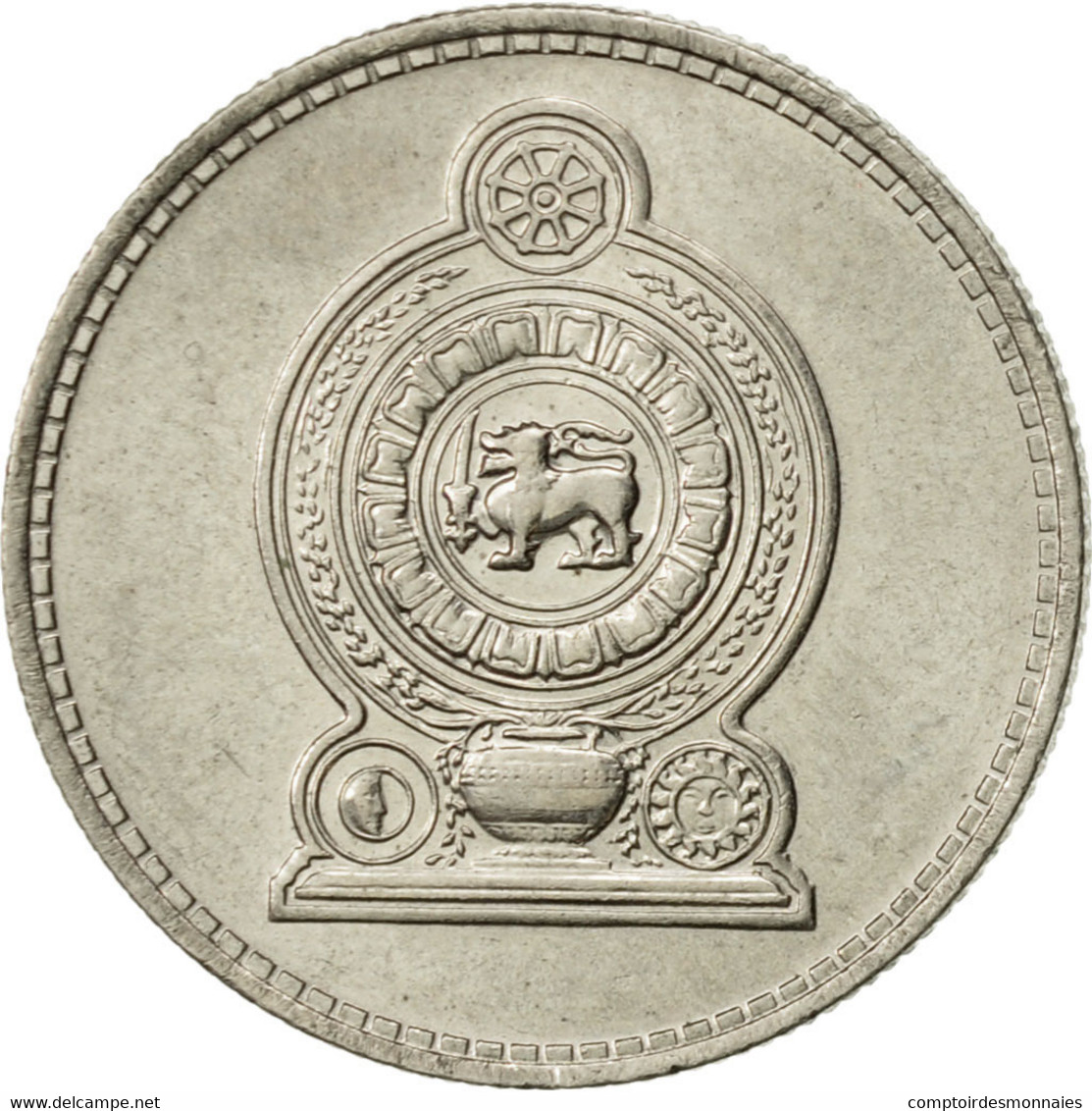 Monnaie, Sri Lanka, 25 Cents, 1982, SUP+, Copper-nickel, KM:141.2 - Sri Lanka