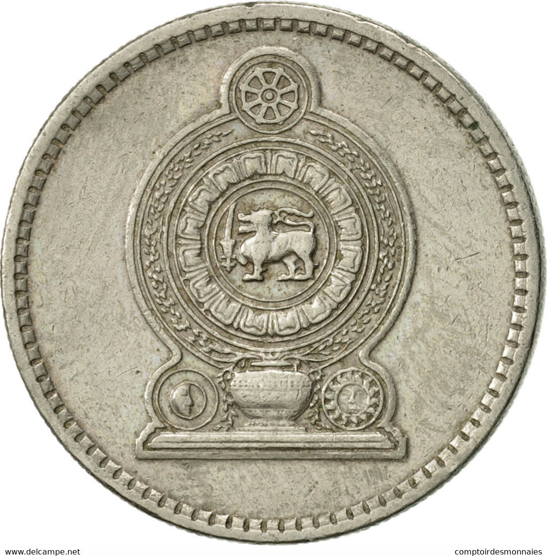 Monnaie, Sri Lanka, 50 Cents, 1982, TTB+, Copper-nickel, KM:135.2 - Sri Lanka