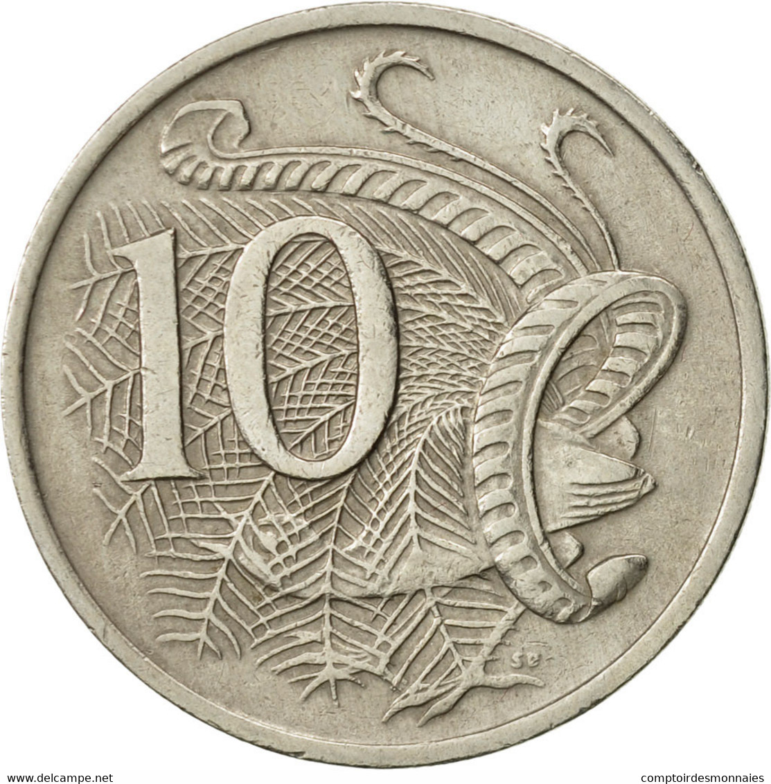 Monnaie, Australie, Elizabeth II, 10 Cents, 1967, TTB, Copper-nickel, KM:65 - 10 Cents