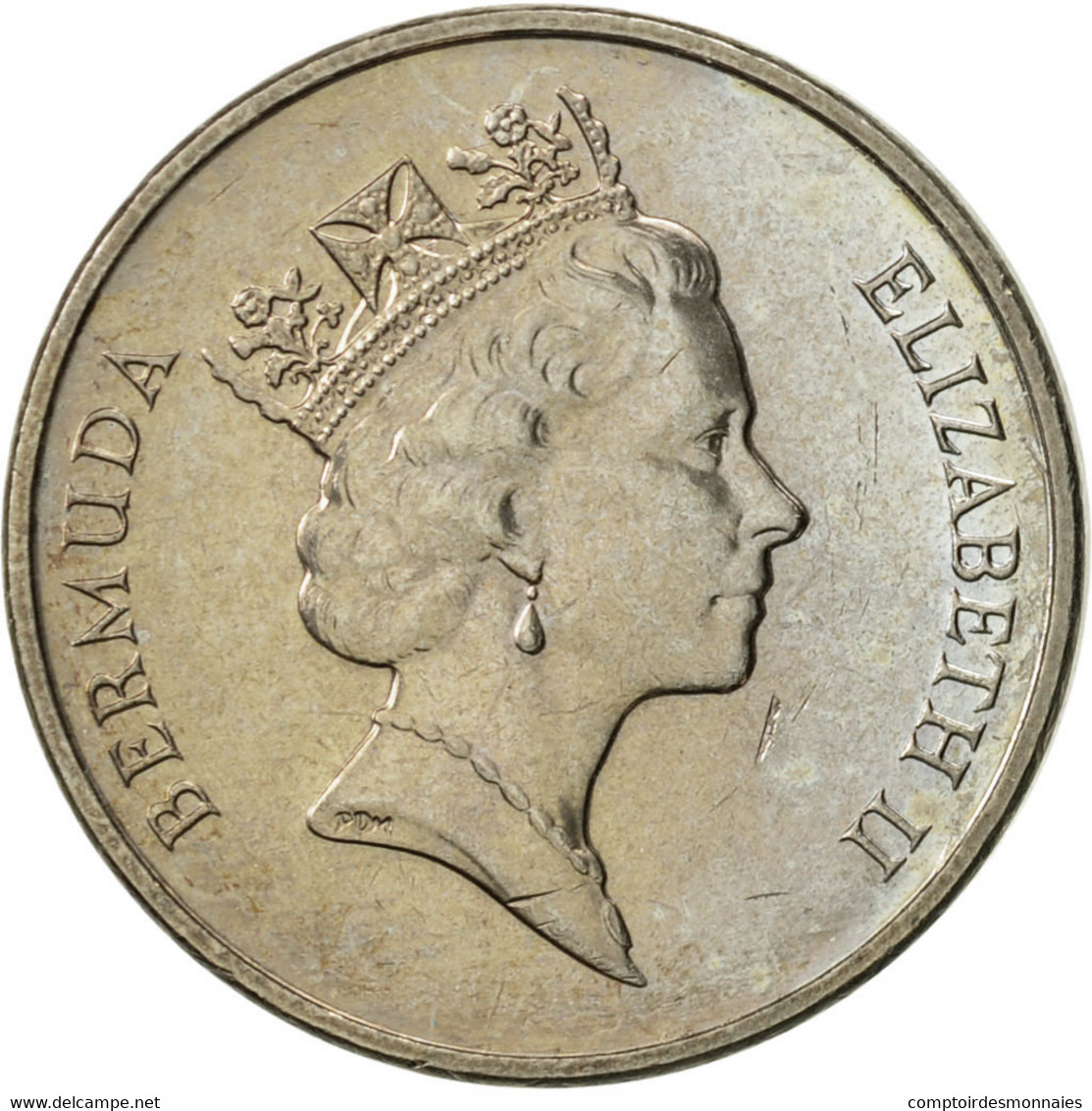 Monnaie, Bermuda, Elizabeth II, 5 Cents, 1997, SUP, Copper-nickel, KM:45 - Bermuda