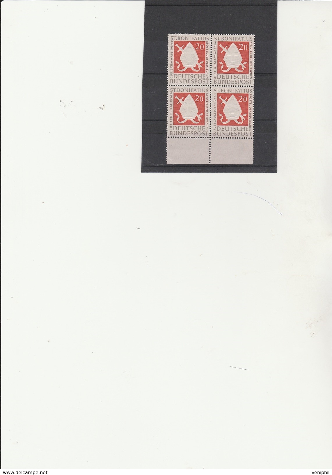 ALLEMAGNE - TIMBRE N°75 BLOC DE 4 NEUF XX  -  COTE : 44 &euro; - Unused Stamps