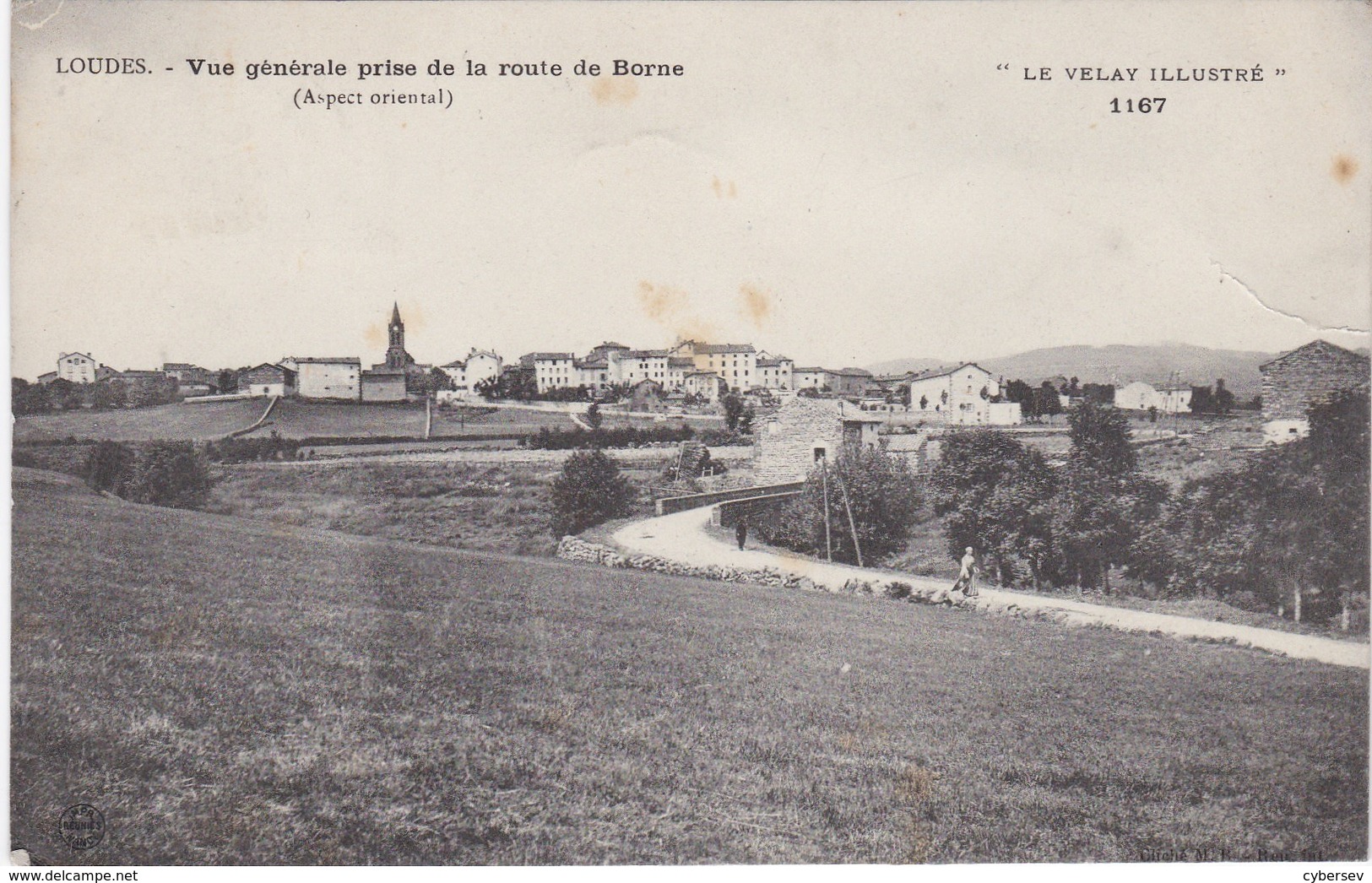 LOUDES - Vue Générale Prise De La Route De Borne (aspect Oriental) - Loudes