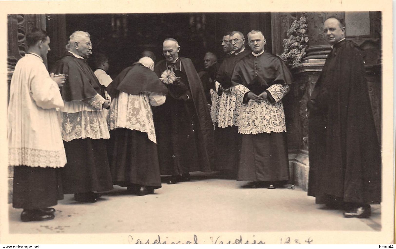 ¤¤  - LUXEMBOURG  -  Lot de 6 Cartes-Photos  - Le Cardinal VERDIER en 1934  - Religion, Commémoration   -  ¤¤