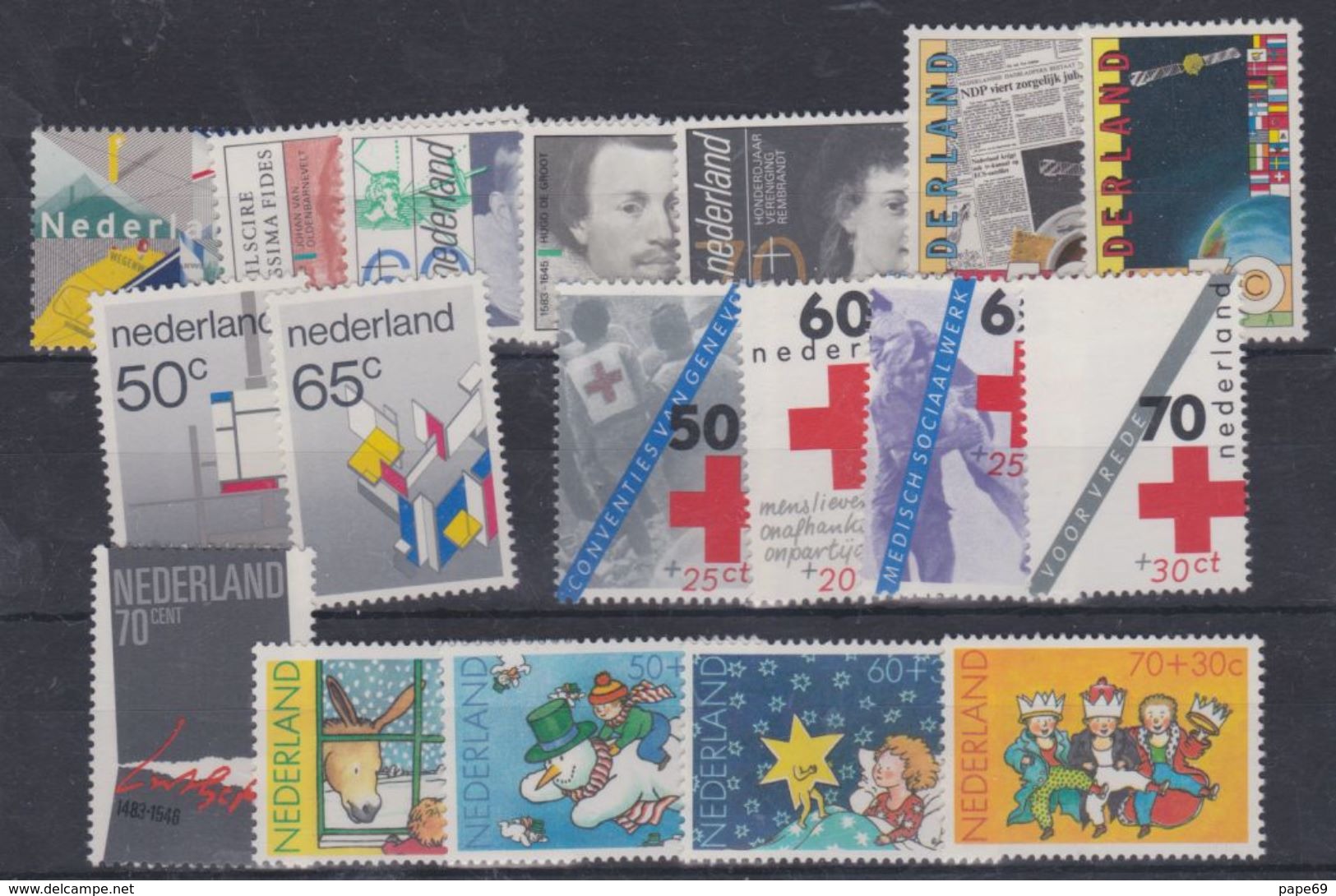 Pays-Bas N° 1197 / 1214 XX : Année 1983 En Timbres-poste Complète Les 18 Valeurs Sans Charnière TB - Annate Complete