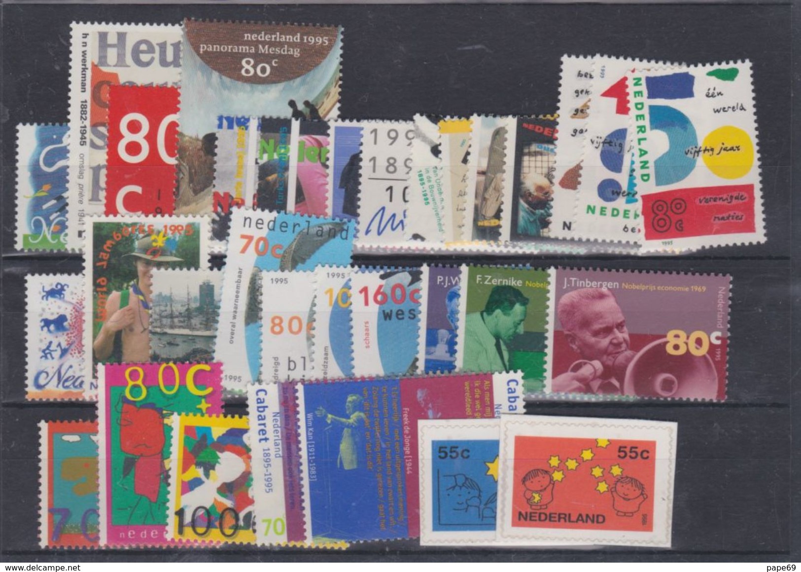 Pays-Bas N° 1495 / 1526 XX : Année 1995 En Timbres-poste Complète Les 32 Valeurs Sans Charnière TB - Full Years