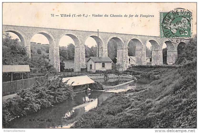 Vitré      35       Viaduc Du Chemin De Fer        (voir Scan) - Vitre