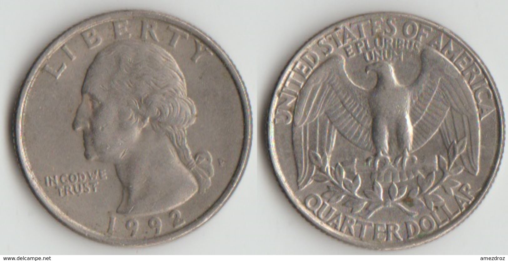 Etats-Unis Quarter Dollar Liberty 1992 (v) - 1932-1998: Washington