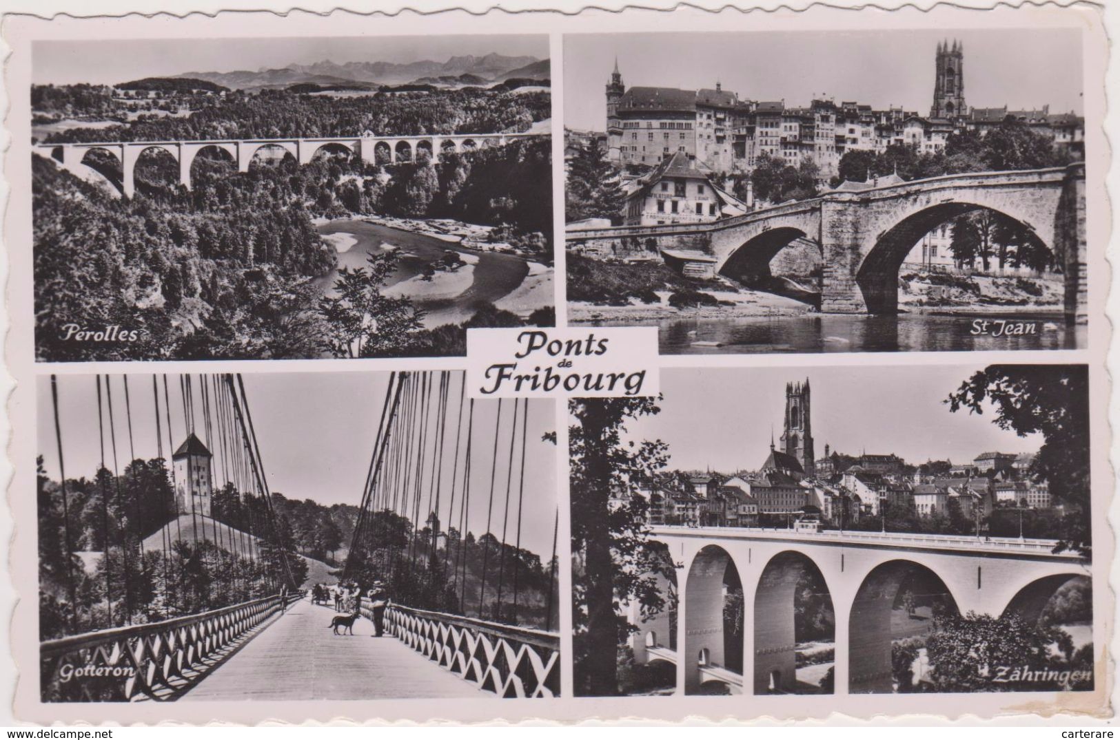 SUISSE,SCHWEIZ,SVIZZERA,SWITZERLAND,HELVETIA,SWISS ,FRIBOURG,FREIBURG,PONT,PEROLLES,ST JEAN,ZAHRINGEN,GOTTERON - Fribourg