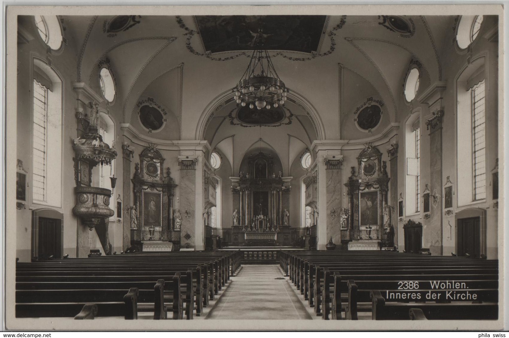 Wohlen Aargau - Inneres Der Kirche - Photo: Frobenius - Wohlen