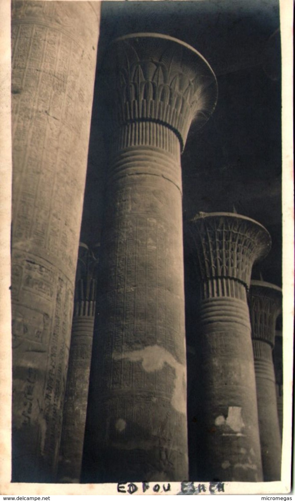 Egypte - EDFOU - Colonnes - Idfu