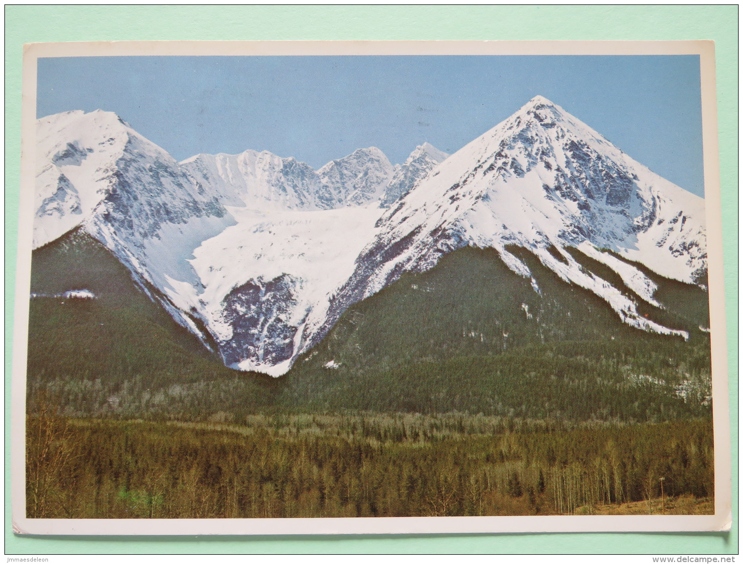 Canada 1981 Postcard ""Hudson Bay Mountains"" Smithers To Holland - Plane Hurricane - Cartas & Documentos