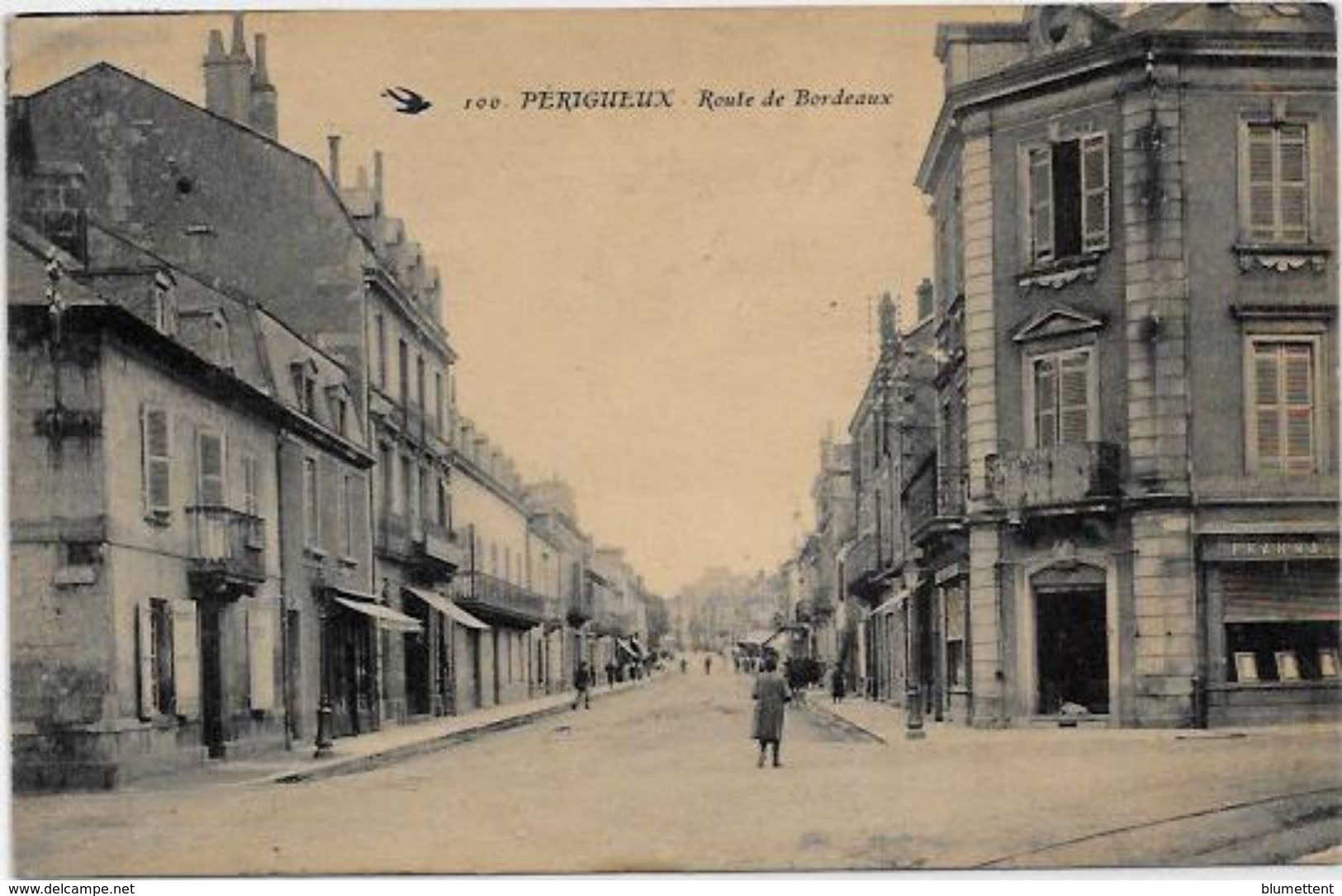 CPA Périgueux Dordogne Circulé Commerce Pharmacie - Périgueux