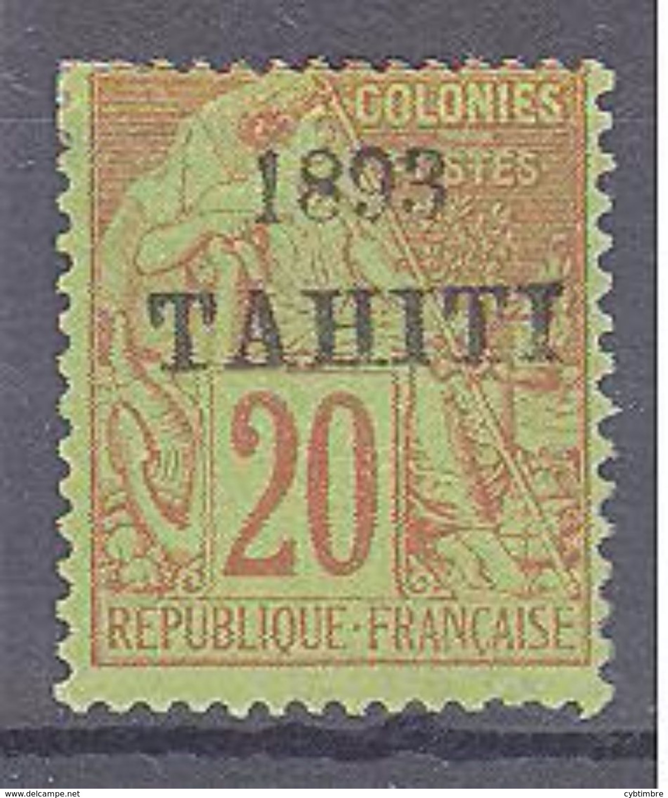 Tahiti:Yvert N°25* - Nuovi