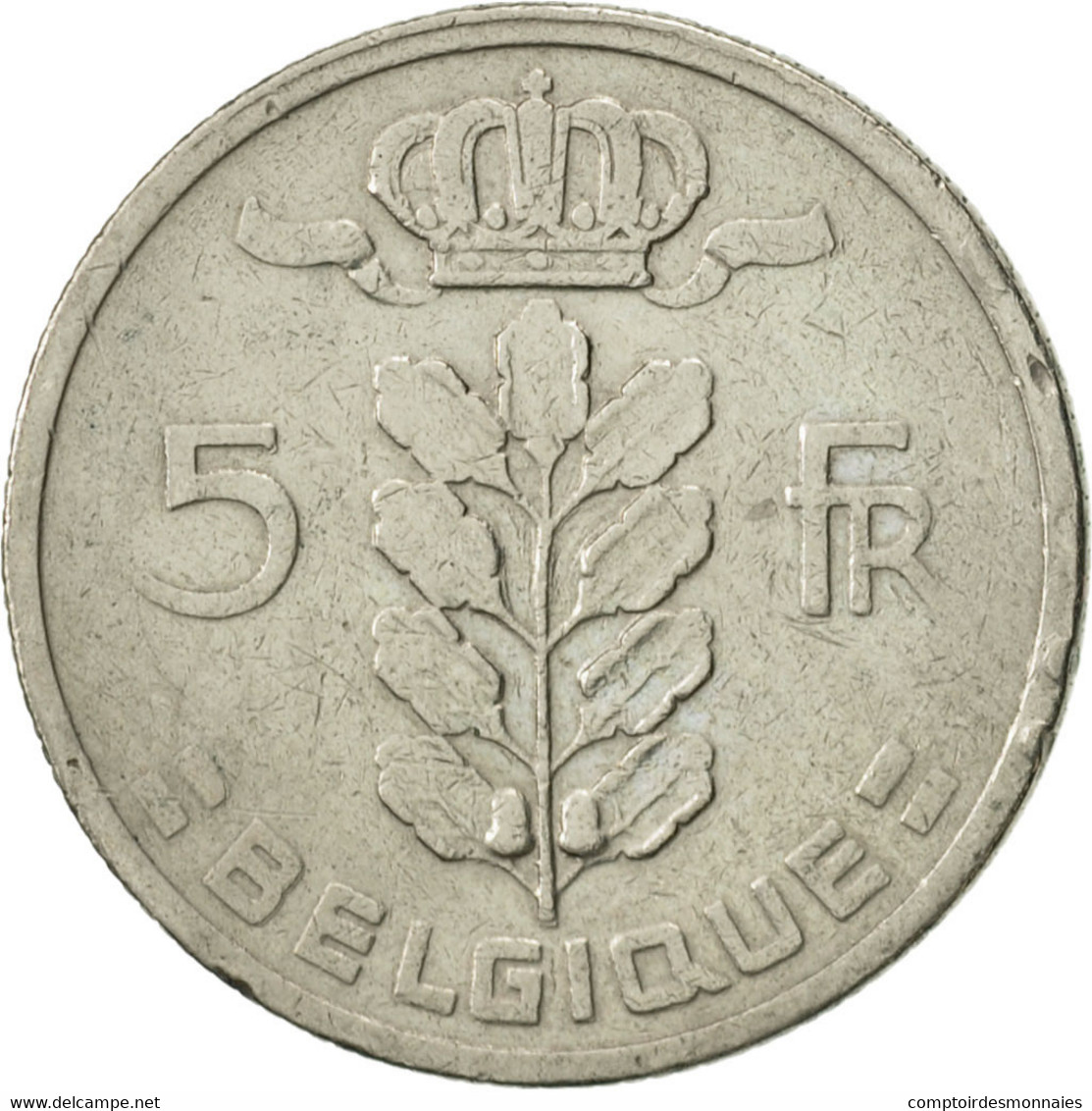 Monnaie, Belgique, 5 Francs, 5 Frank, 1948, TB+, Copper-nickel, KM:134.1 - 5 Francs