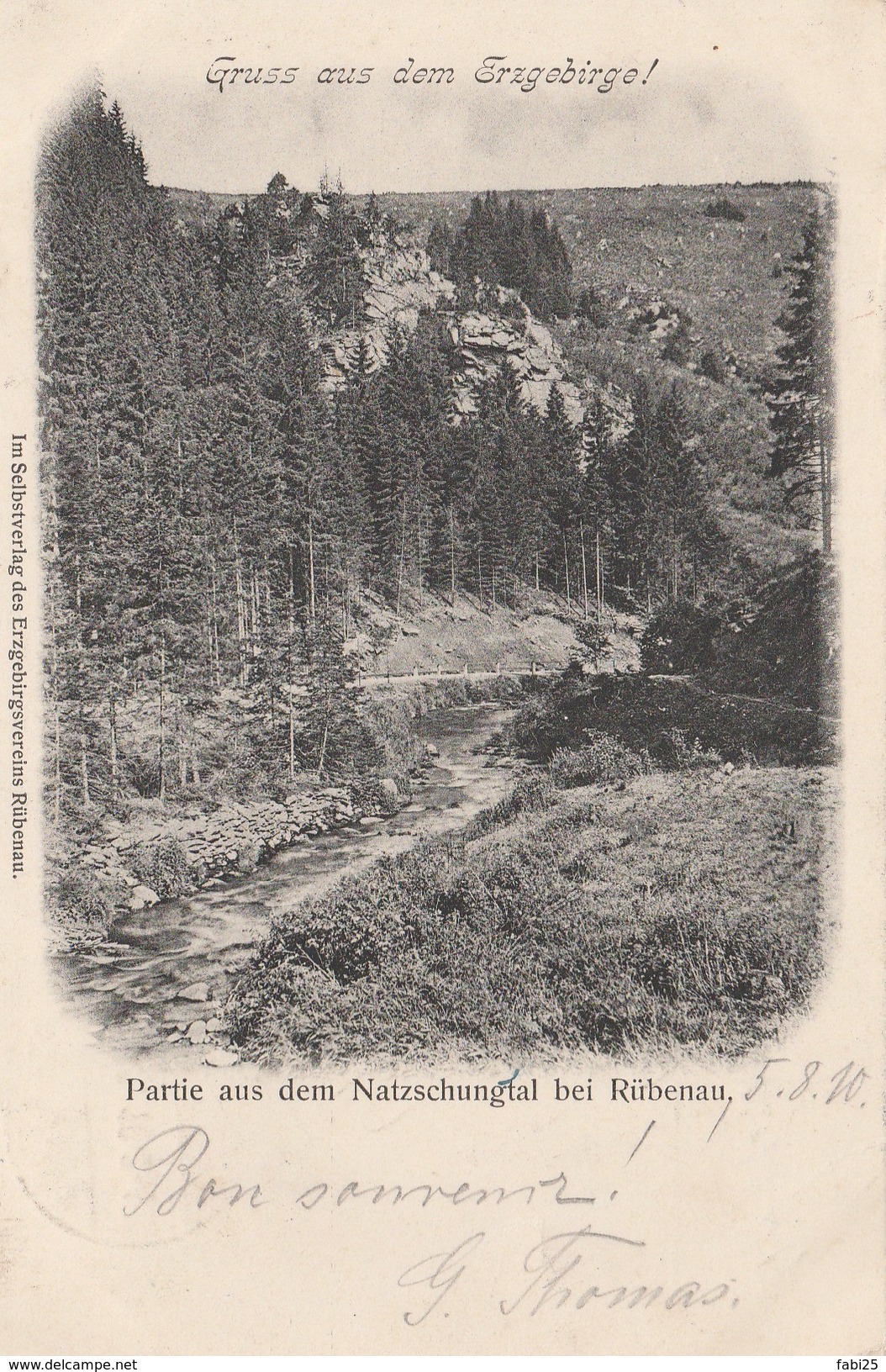 GRUSS AUS DEM ERZGEBIRGE PARTIE AUSDEM NATZSCHUNGTAL BEI RUBENAU - Frauenstein (Erzgeb.)