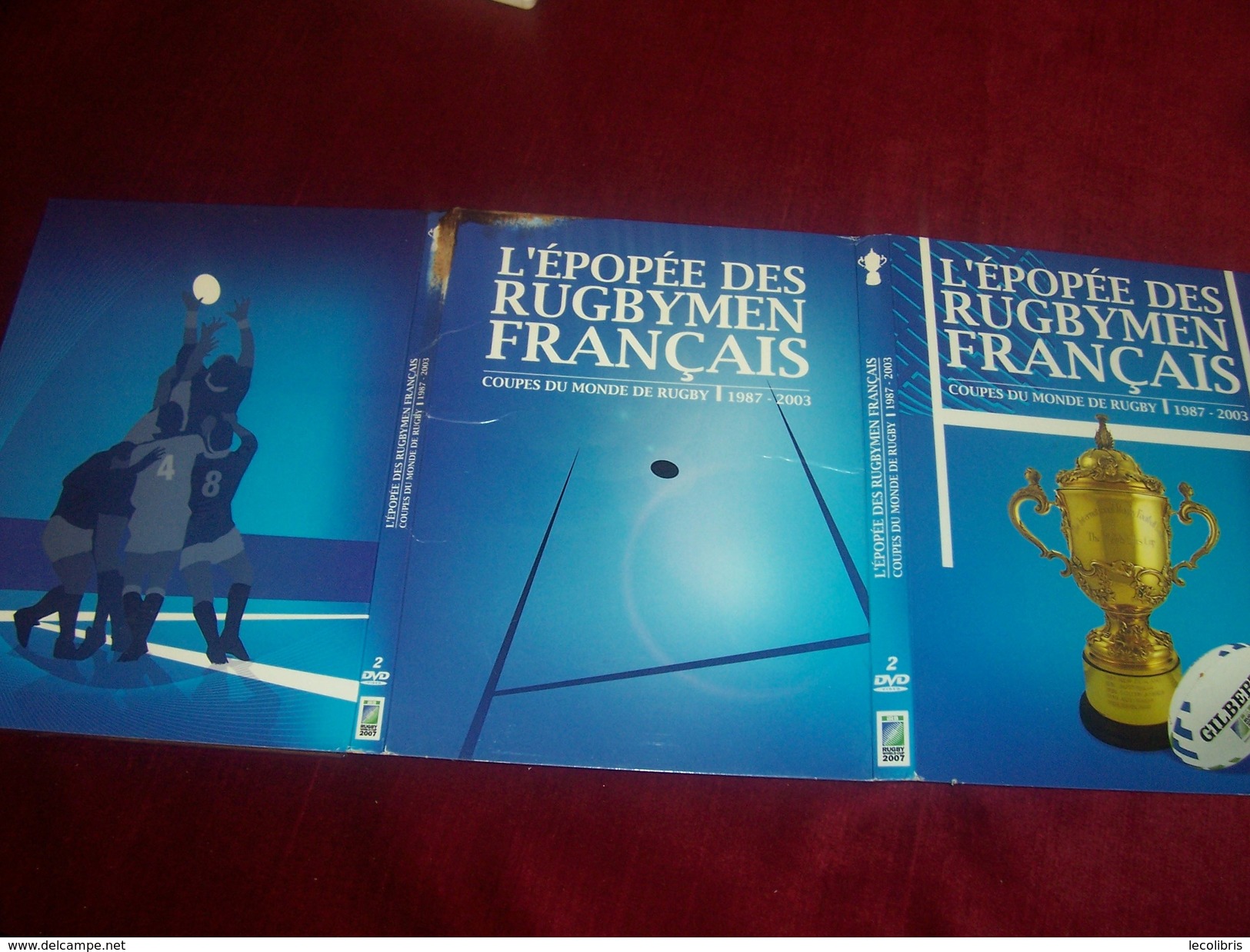 L'EPOPEE DES RUGBYMEN FRANCAIS   1987 / 2003   DOUBLE DVD