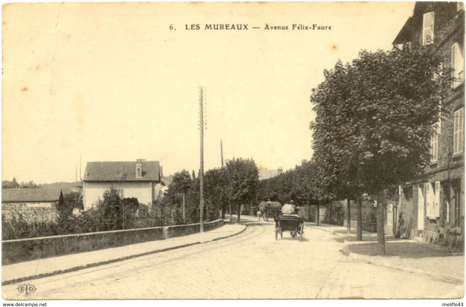 78/CPA A - Les Mureaux - Avenue Félix Faure - Les Mureaux