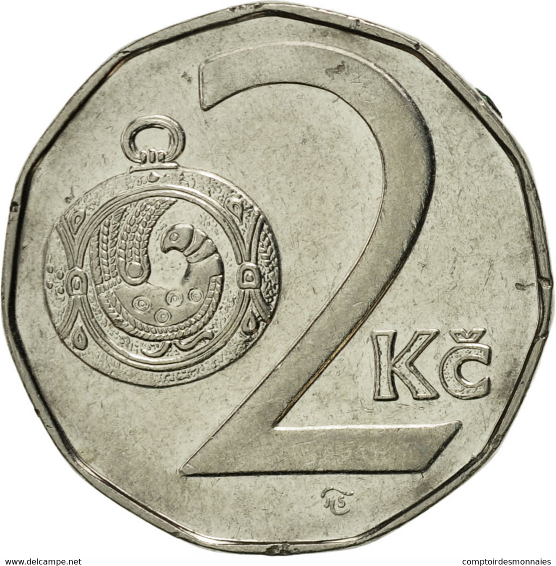 Monnaie, République Tchèque, 2 Koruny, 1995, SUP, Nickel Plated Steel, KM:9 - Tsjechië