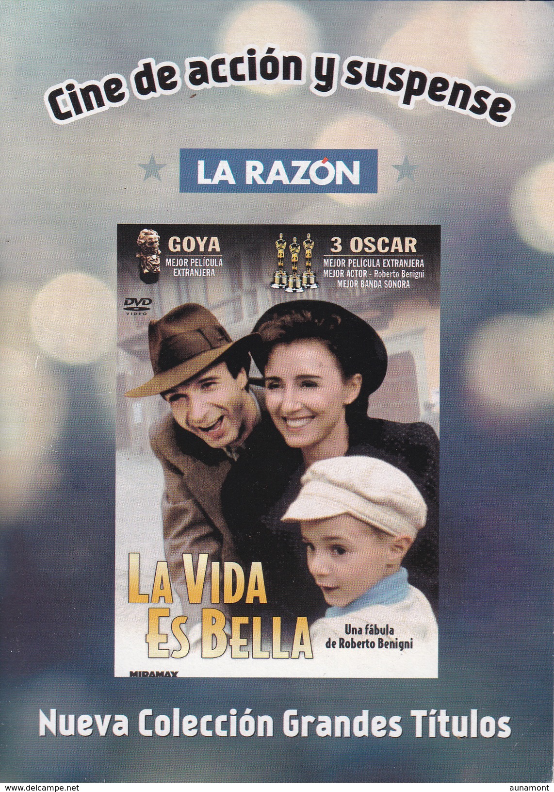 Español--Cine Accion Y Suspense--La Vida Es Bella--de Roberto Benigni--3 OSCAR - Collections & Sets