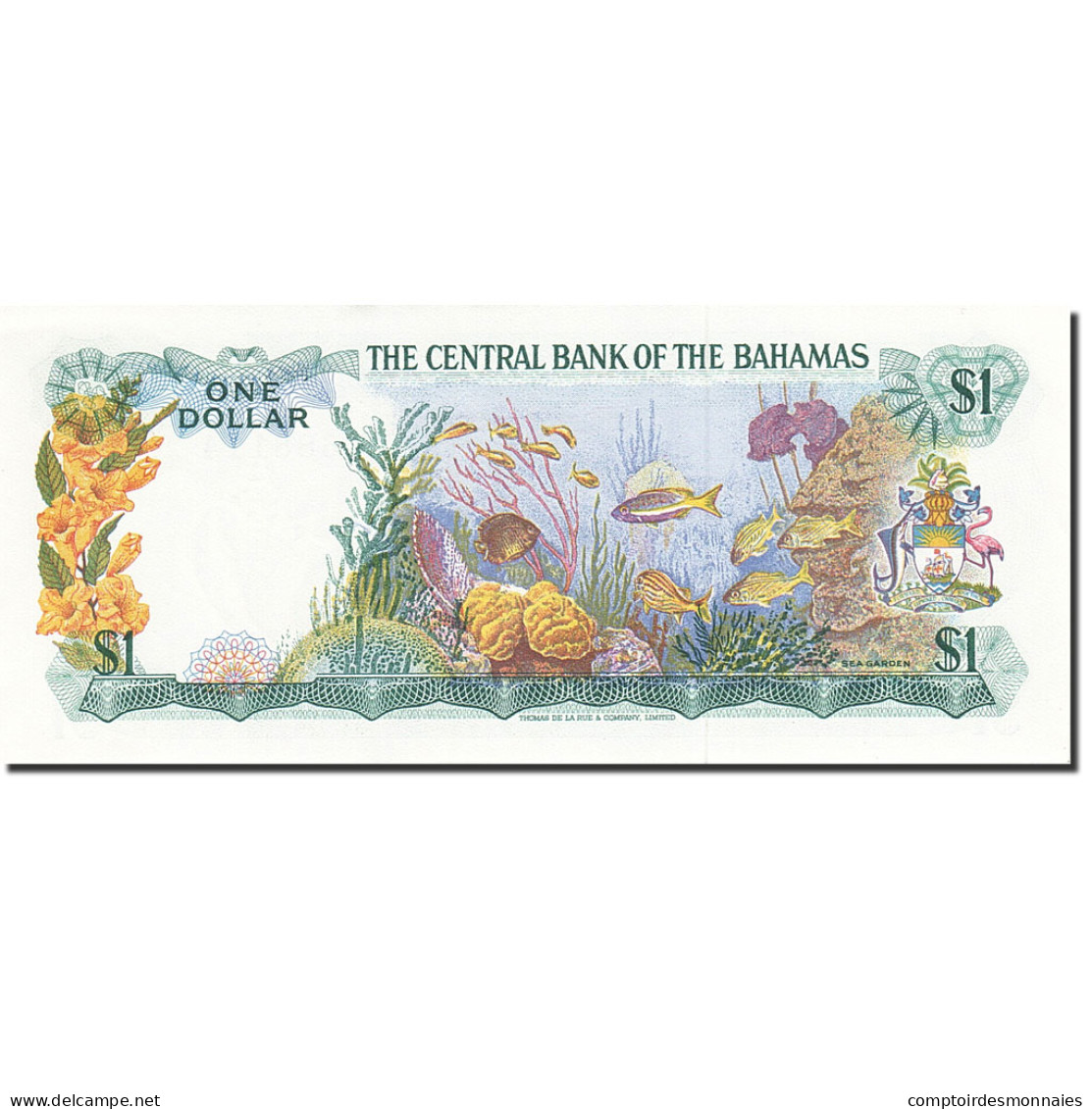 Billet, Bahamas, 1 Dollar, 1974, 1974, KM:35a, SPL - Bahamas