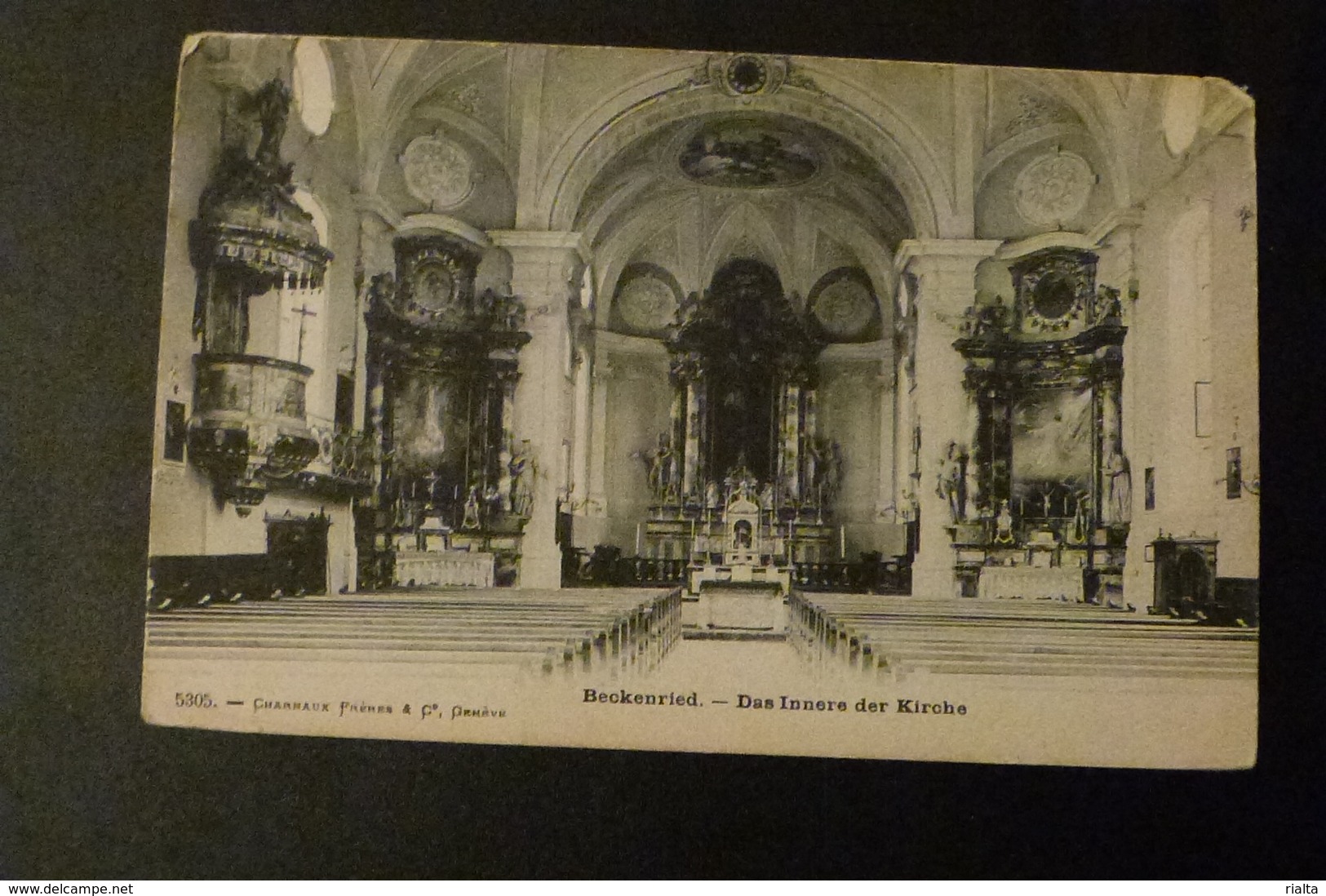 SUISSE, BECKENRIED, DAS INNER DER KIRCHE - Beckenried