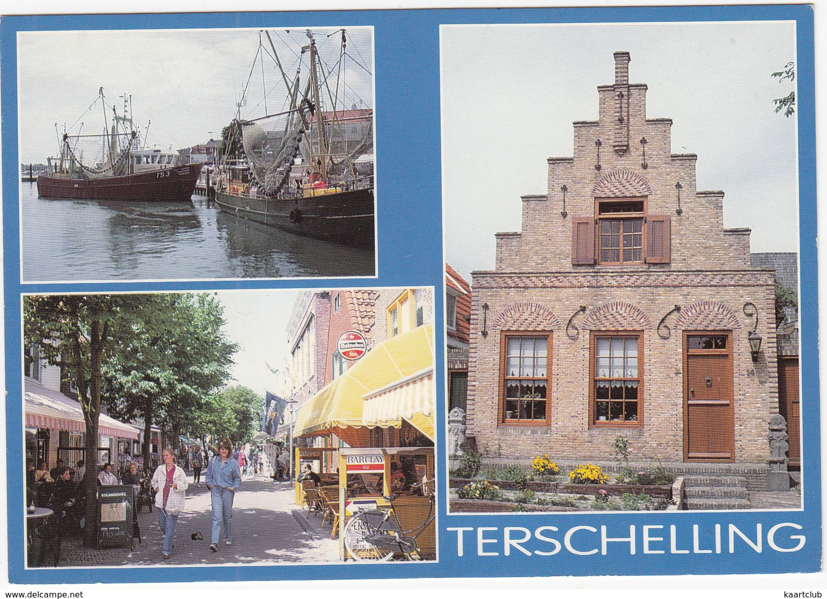 Terschelling - Commandeurstraat No. 14 , Steakhouse, Vissersboten, Haven  -  (Nederland/Holland) - Terschelling