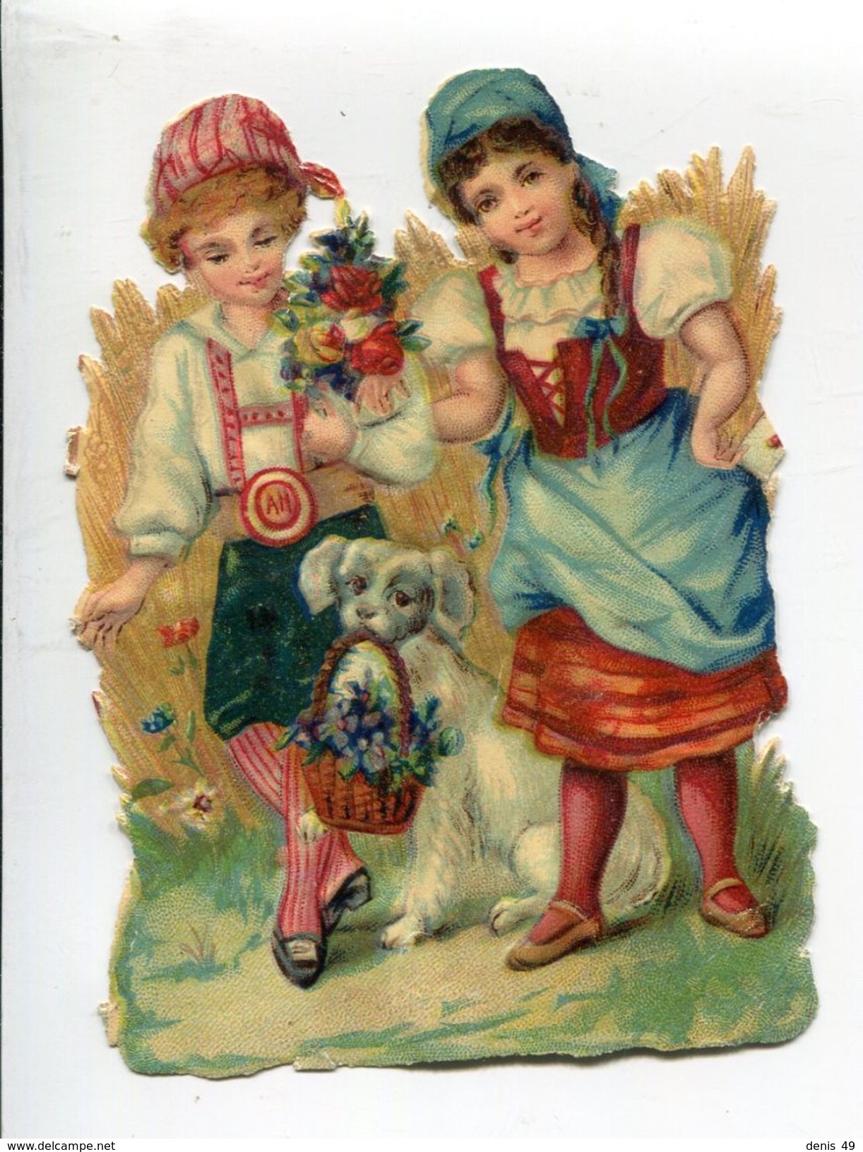 Enfants Chien Fleurs (3) - Children