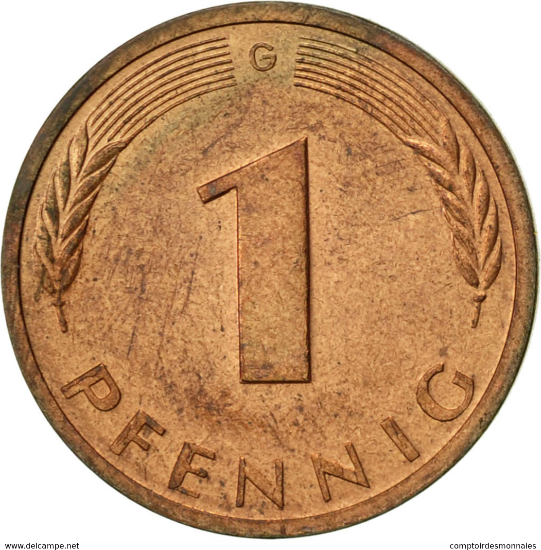 Monnaie, République Fédérale Allemande, Pfennig, 1982, Karlsruhe, TTB+ - 1 Pfennig