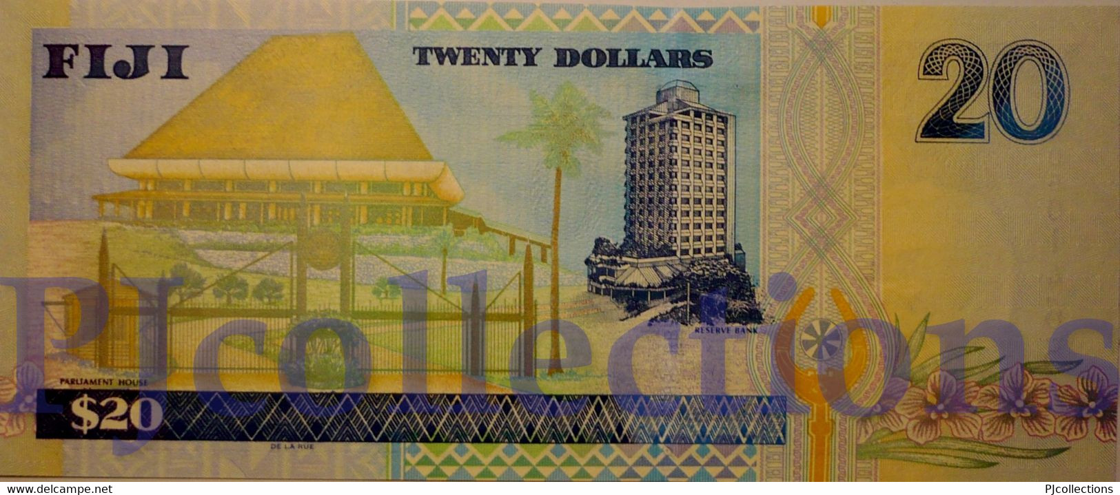 FIJI 20 DOLLARS 2002 PICK 107 UNC - Fiji