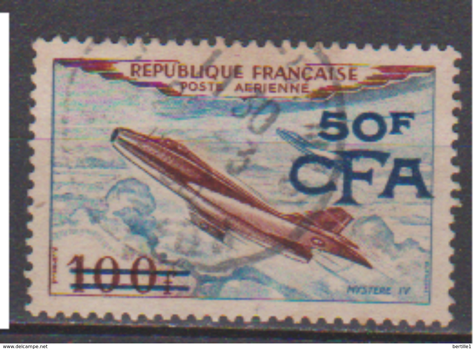 REUNION              N°   PA  52     ( 1 )       OBLITERE         ( O    3039 ) - Airmail