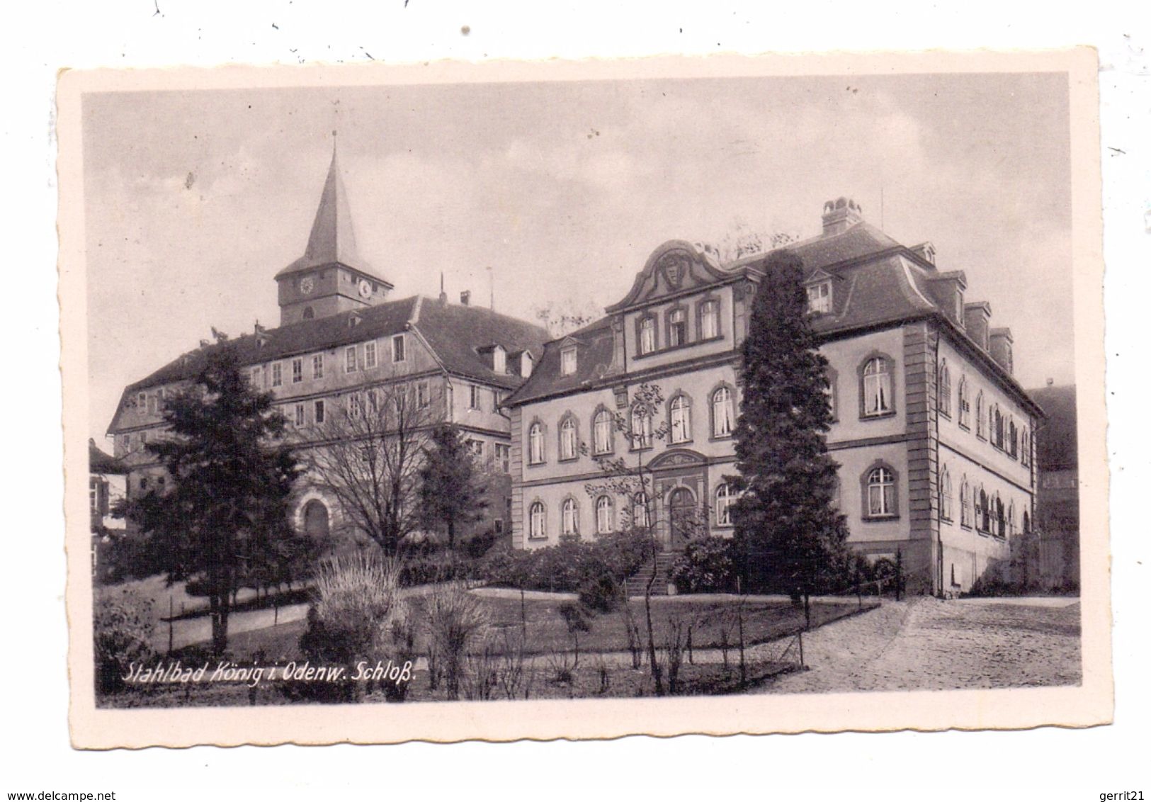 6123 BAD KÖNIG, Schloss, 1943 - Bad Koenig