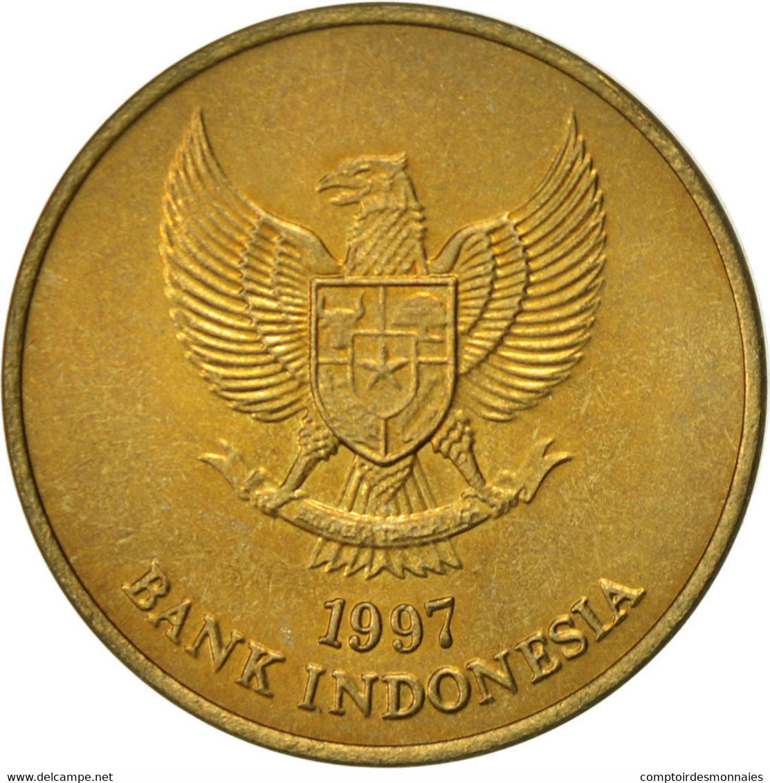 Monnaie, Indonésie, 500 Rupiah, 1997, TTB+, Aluminum-Bronze, KM:59 - Indonesia