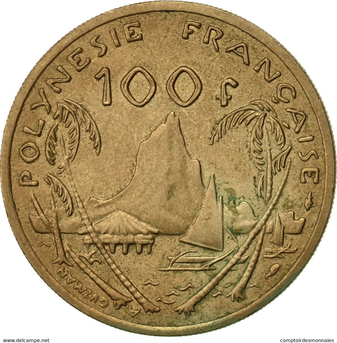 Monnaie, French Polynesia, 100 Francs, 1986, Paris, TTB, Nickel-Bronze, KM:14 - Polynésie Française