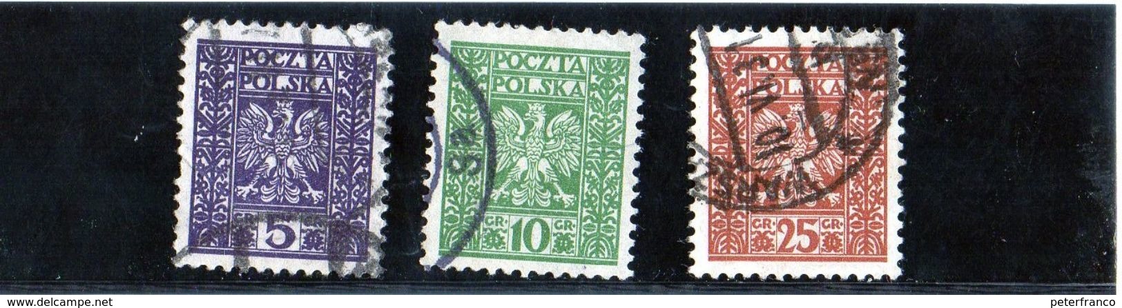 B - 1928 Polonia - Aquila - Used Stamps