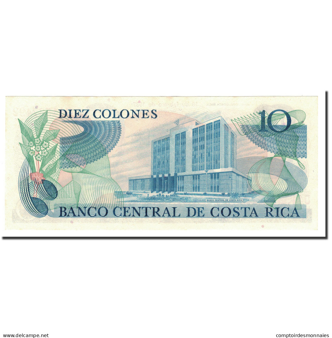 Billet, Costa Rica, 10 Colones, 1987, 1987-02-18, KM:237b, NEUF - Costa Rica