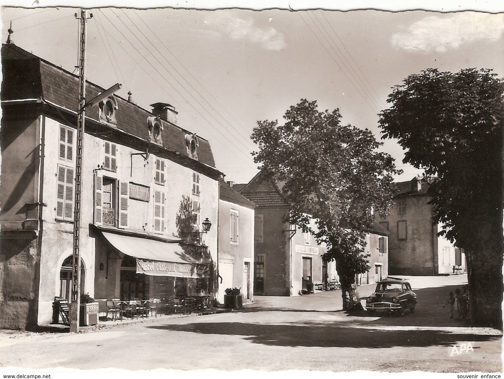 CP Salviac  Place Du Foirail 46 Lot Hôtel Café De L'Union - Salviac