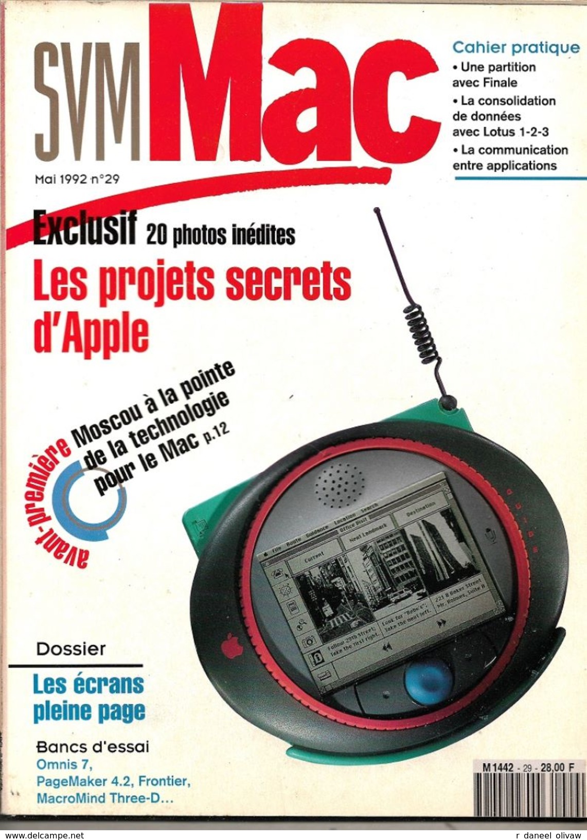 SVM Mac N° 29 - Mai 1992 (BE+) - Informatica