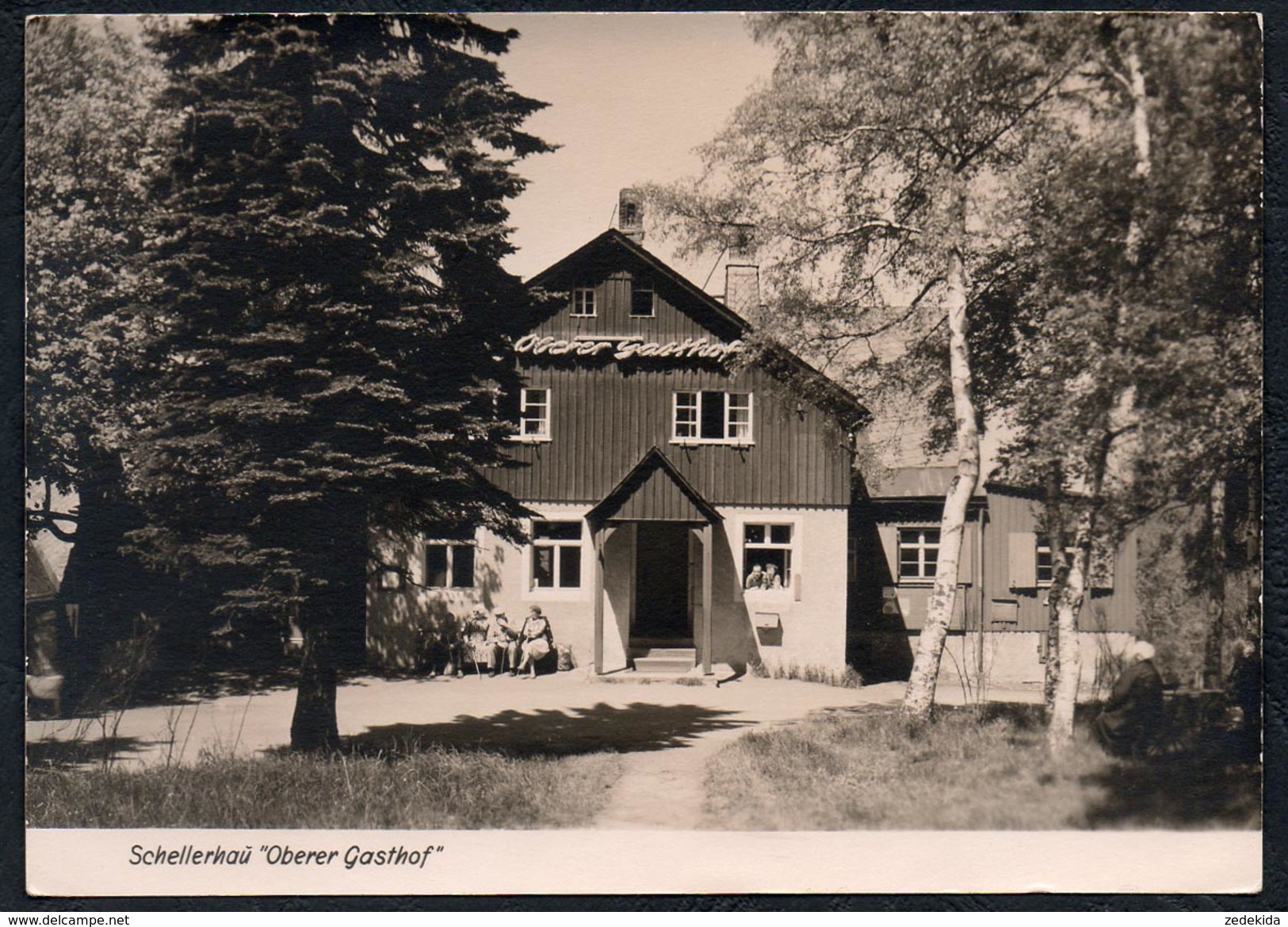 A6091 - Alte Foto Ansichtskarte - Schellerhau - Oberer Gasthof - Gaststätte - Eulitz - TOP - Schellerhau