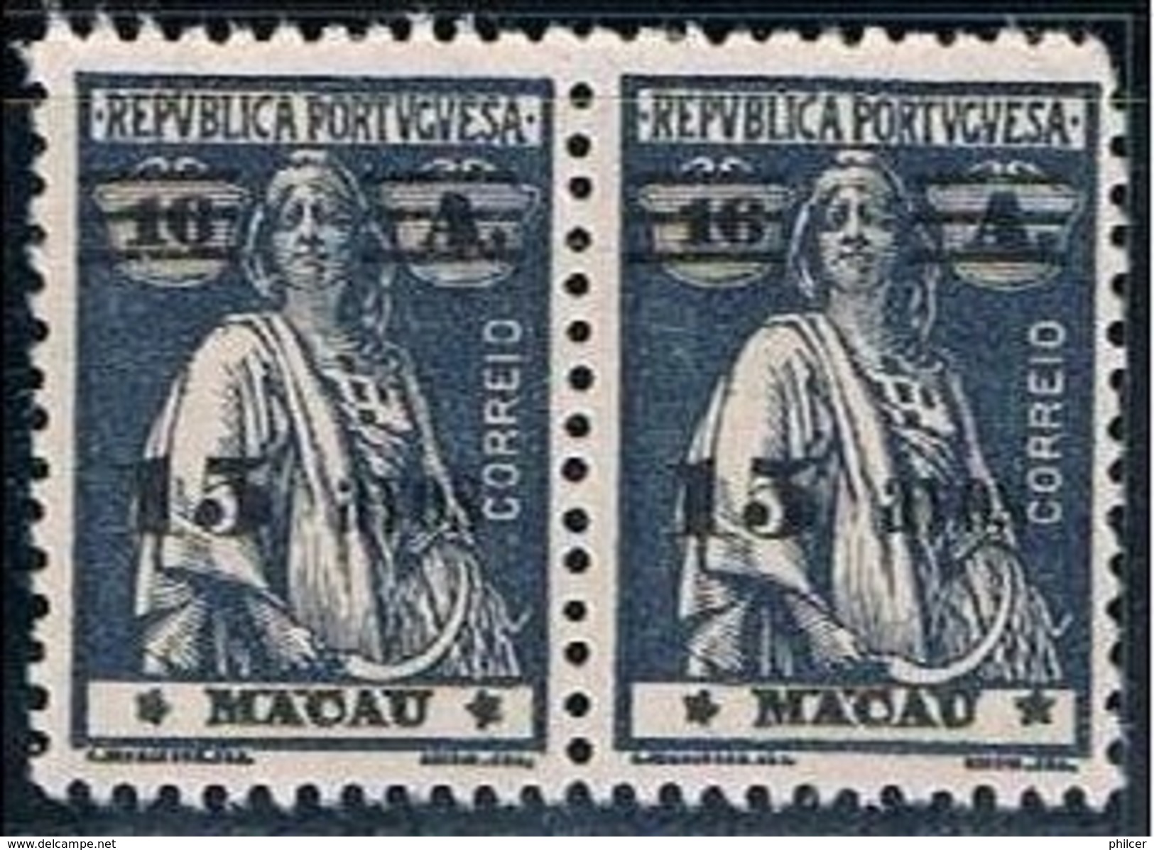 Macau, 1931/3, # 266 (III-IV; III-I), MNH - Unused Stamps