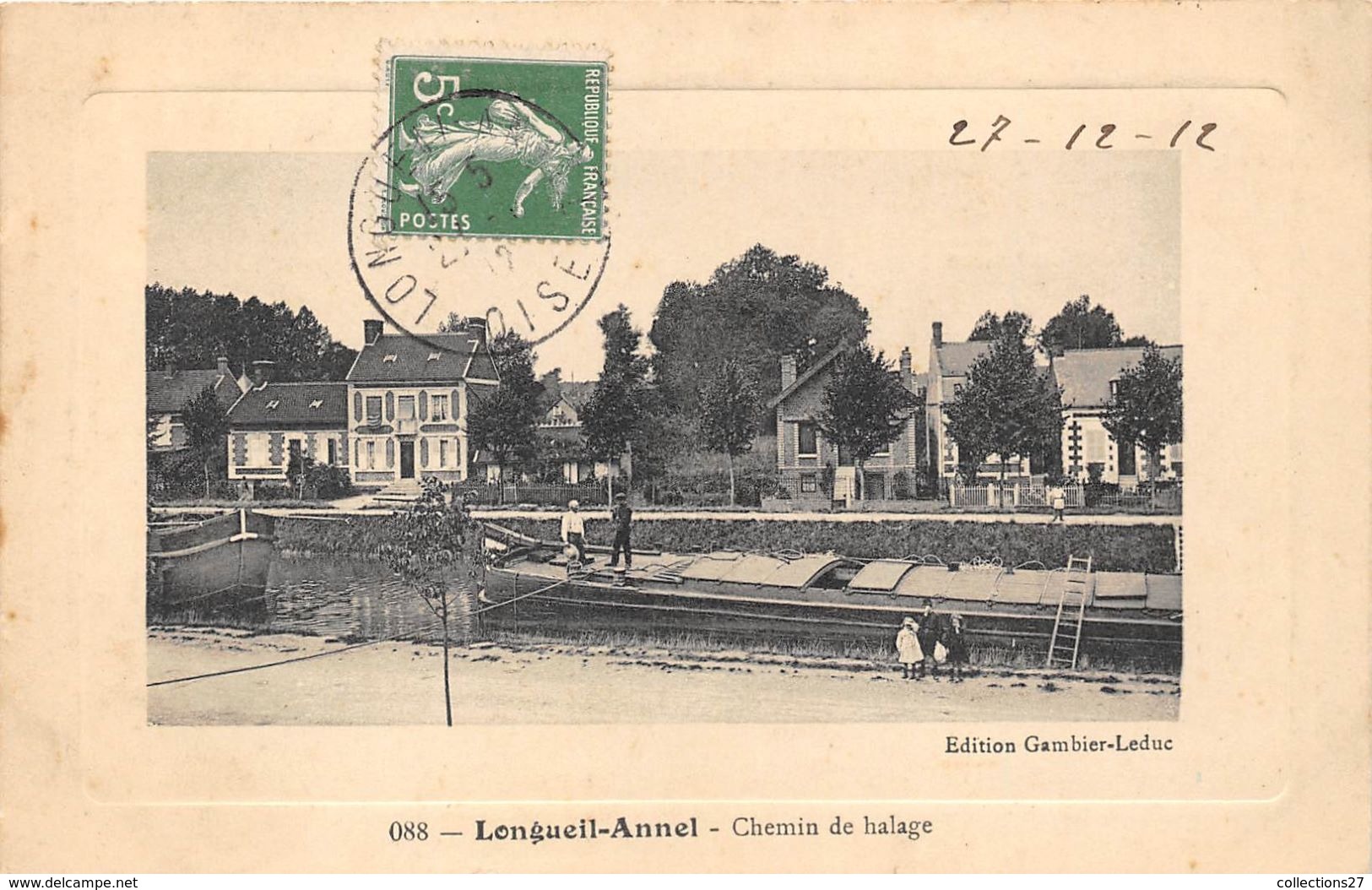 60-LONGUEIL-ANNEL- CHEMIN DE HALAGE - Longueil Annel