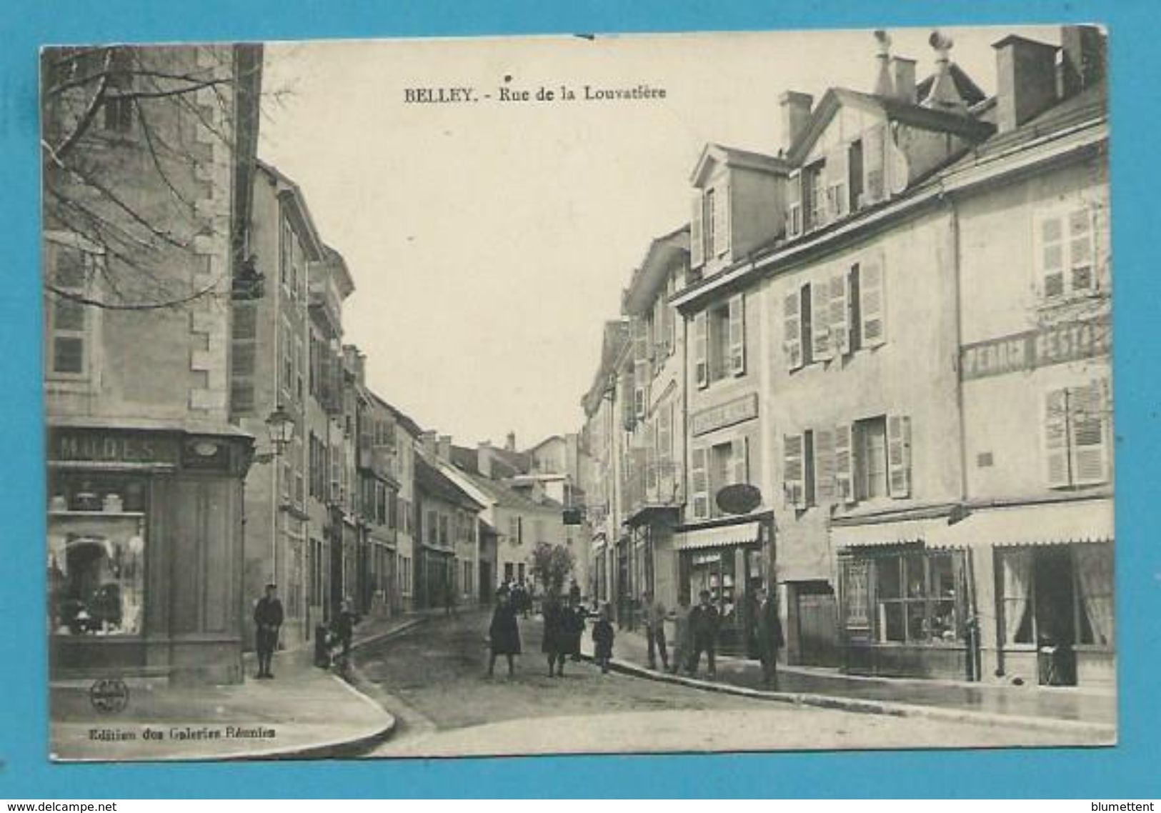 CPA Commerces Rue De La Louvatière BELLEY 01 - Belley