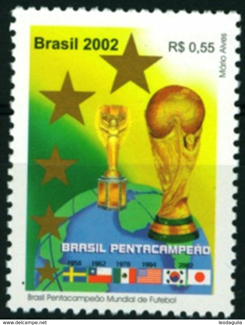 BRAZIL #2848  -  Brazil World Soccer Champion  - Soccer - Mnh - Nuovi