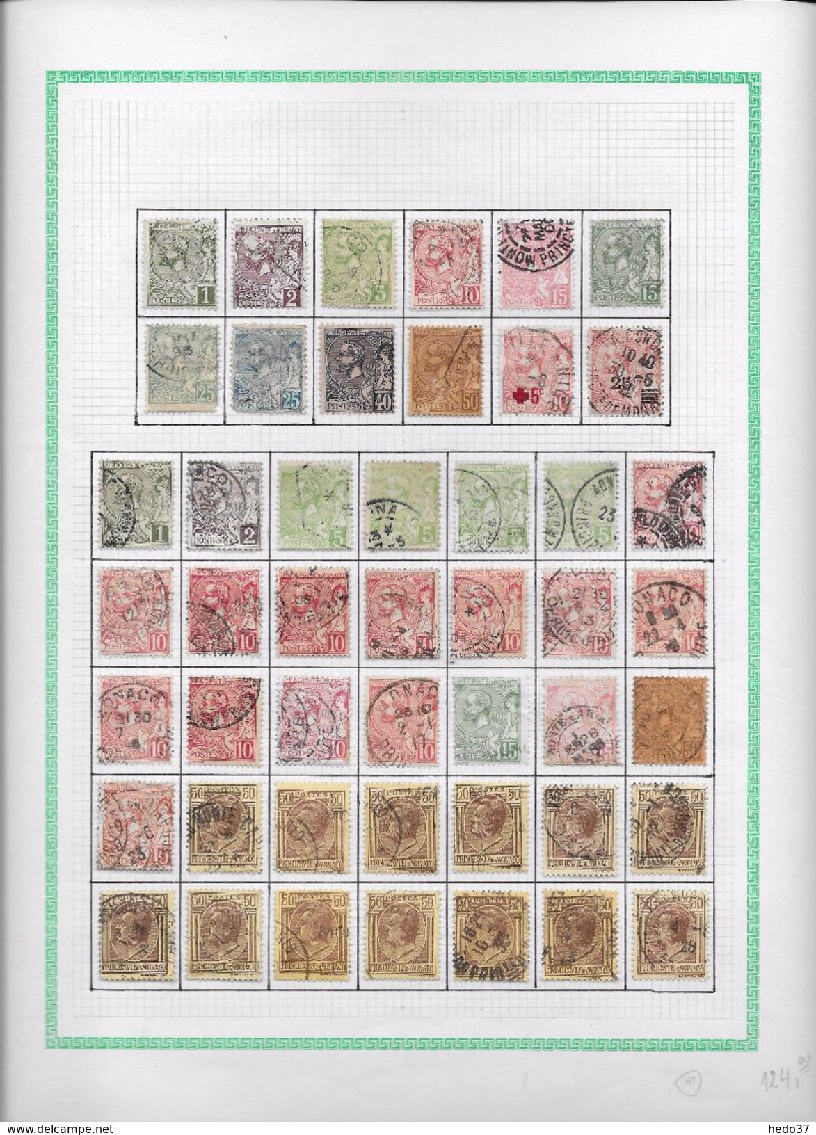 Monaco - Collection Vendue Page Par Page - Timbres Oblitérés - TB - Lots & Serien