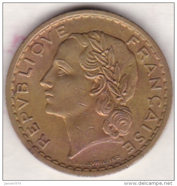 5 FRANCS 1945 C (Castelsarrasin). Bronze Aluminium - 5 Francs