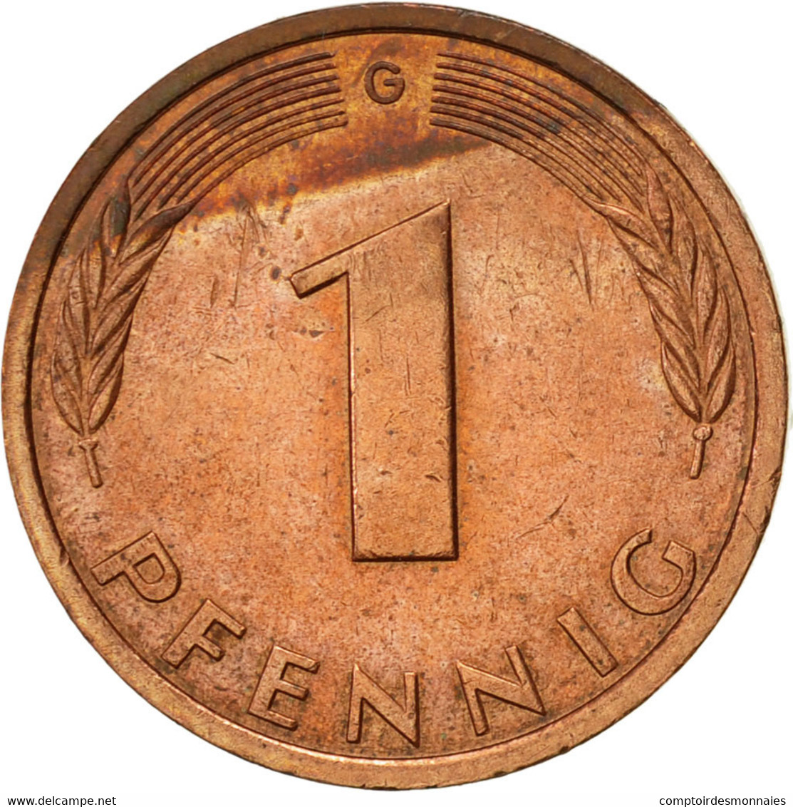 Monnaie, République Fédérale Allemande, Pfennig, 1988, Karlsruhe, TTB, Copper - 1 Pfennig