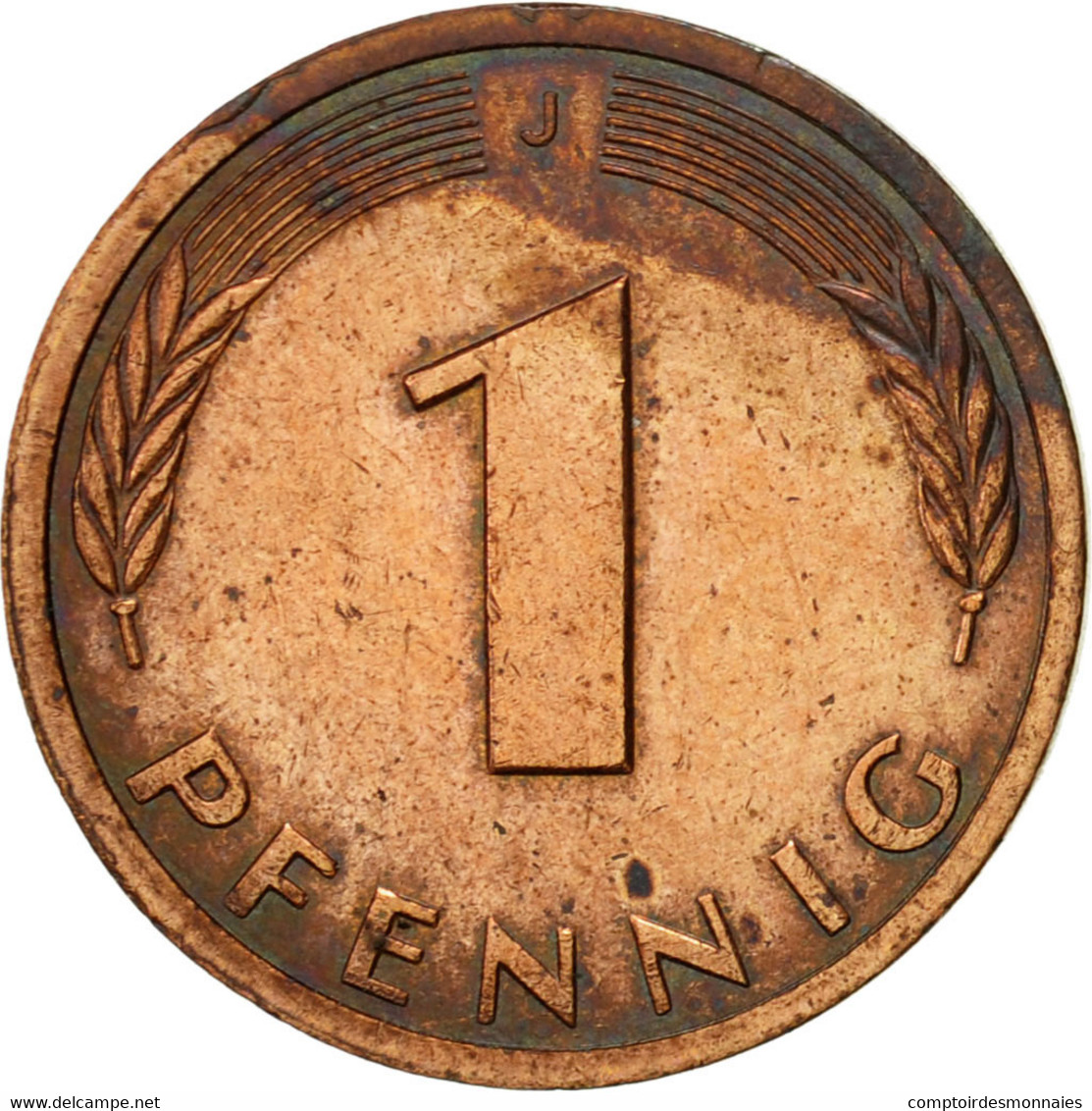 Monnaie, République Fédérale Allemande, Pfennig, 1981, Hambourg, TTB, Copper - 1 Pfennig