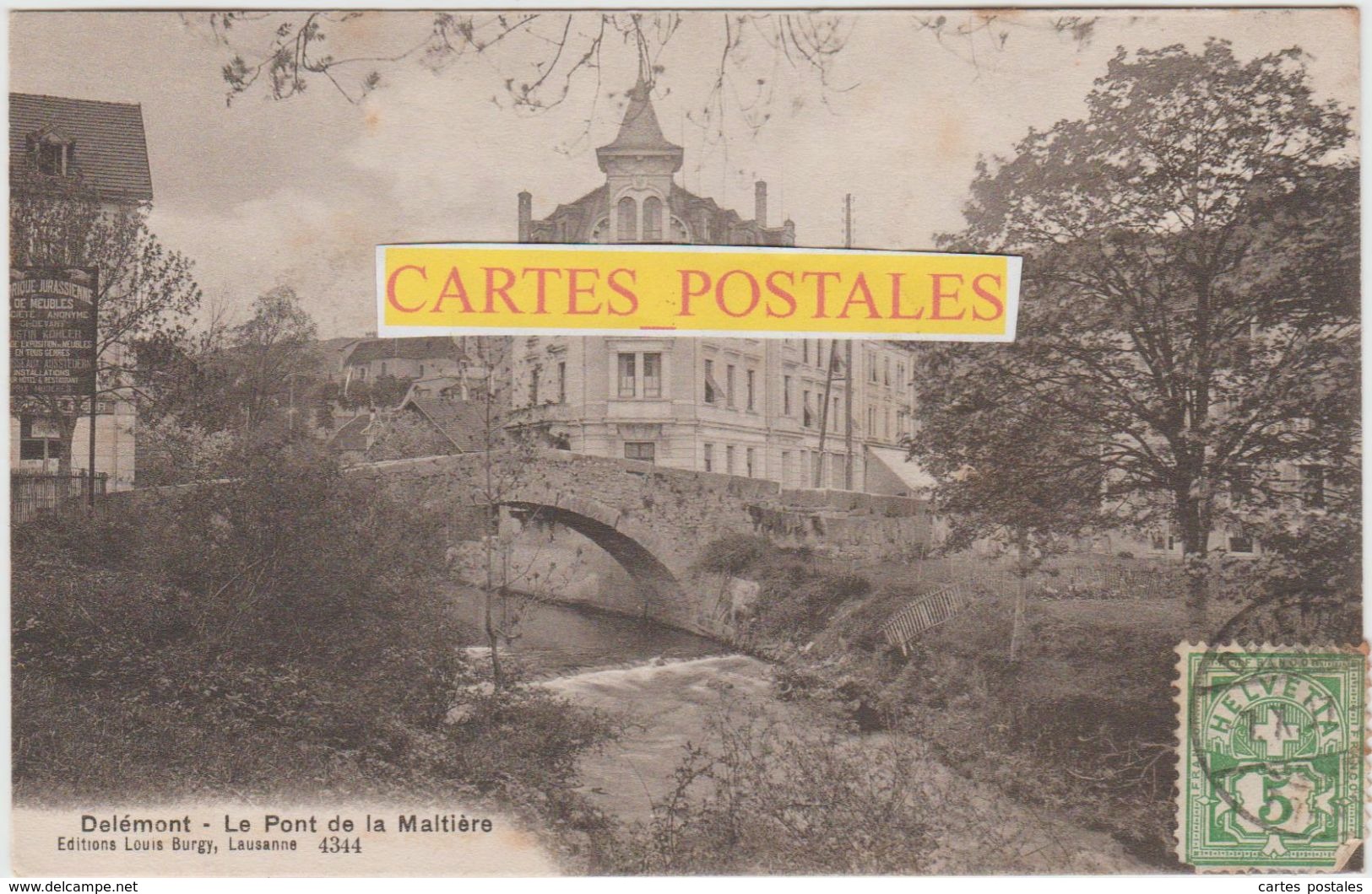 * DELEMONT  Le Pont De La Maltière - Delémont