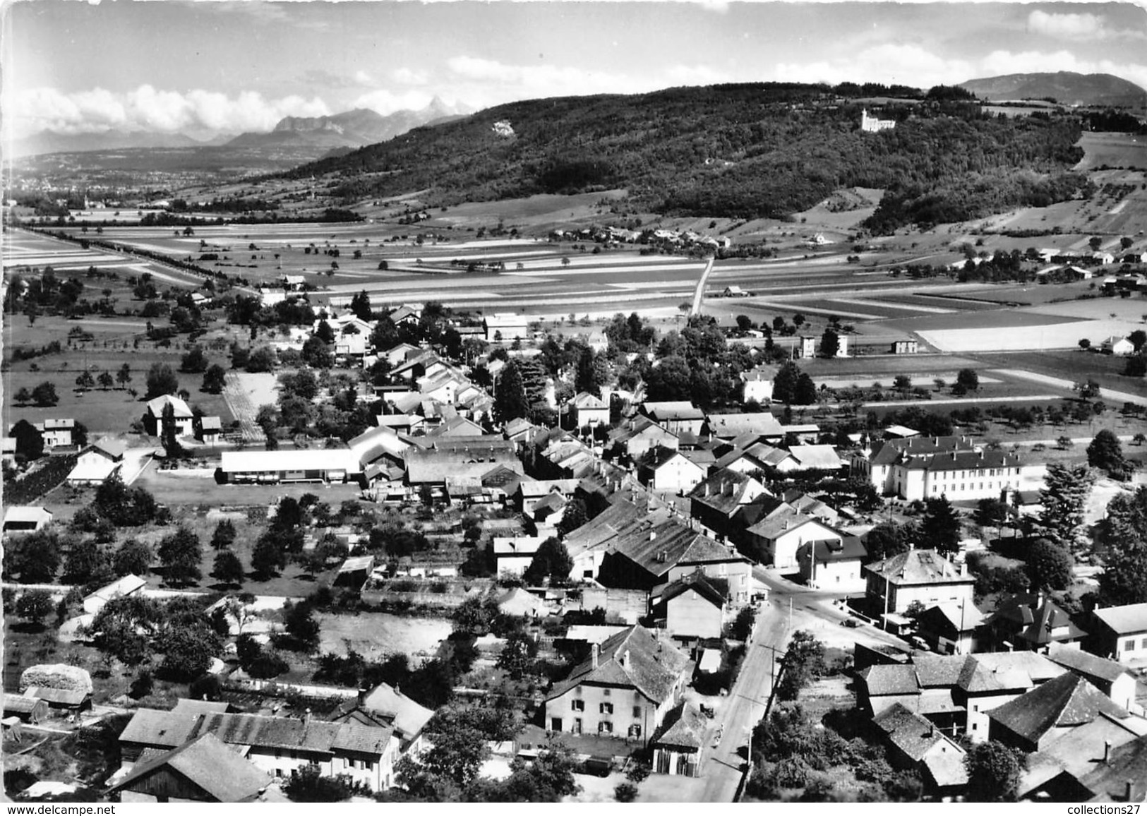 74-DOUVAINE-VUE GENERALE AERIENNE - Douvaine