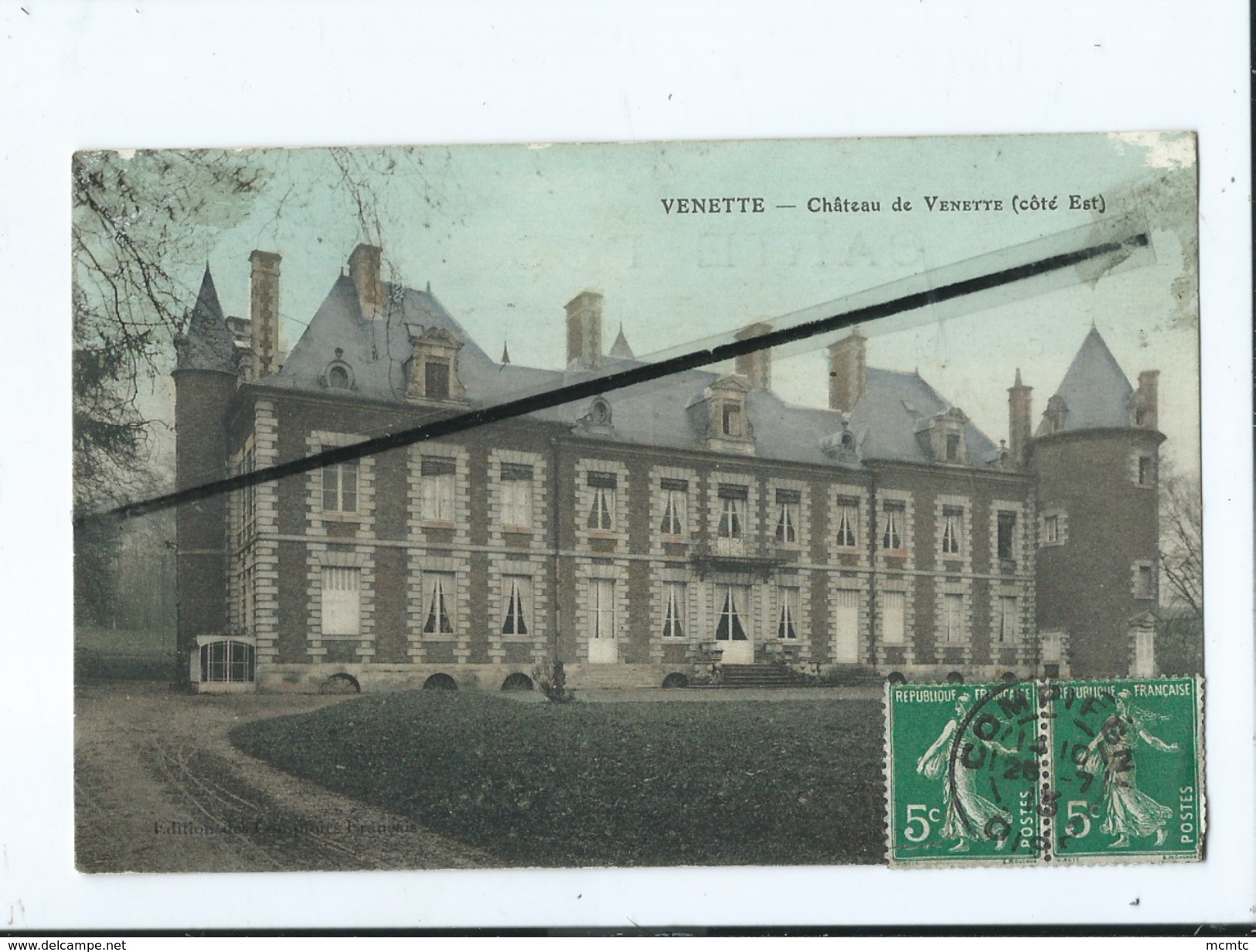 CPA Abîmée - Venette - Château De Venette -(côté Est) - Venette